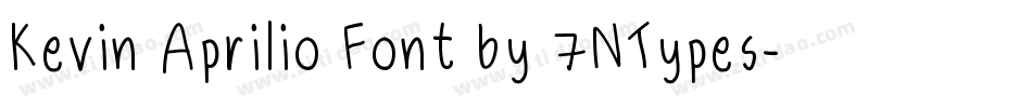 Kevin Aprilio Font by 7NTypes字体转换